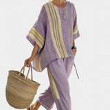 Annika | Set casual color lavanda — 4