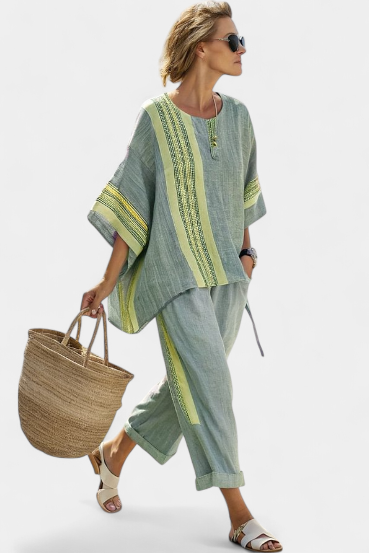 Annika | Set casual color lavanda — 5