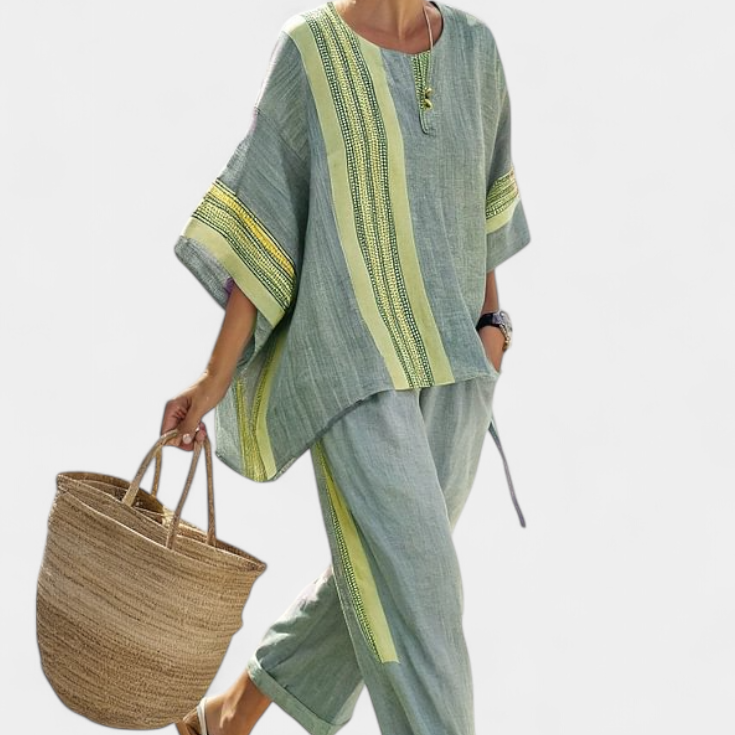 Annika | Set casual color lavanda — 5