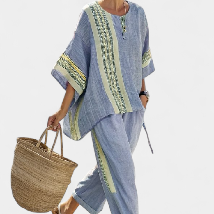 Annika | Set casual color lavanda — 8