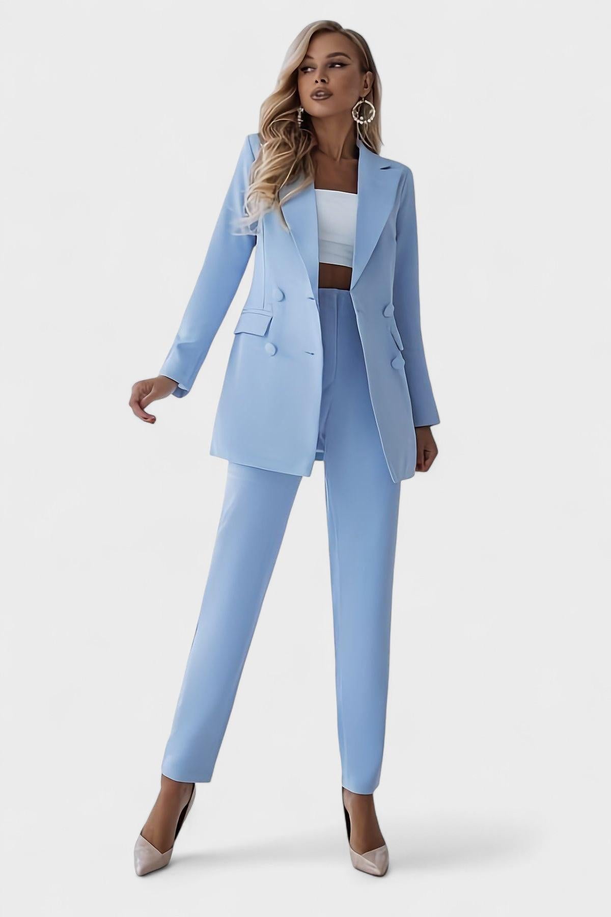 Stefanie | Completo giacca blu scuro — 1