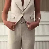 Josephine | Set gilet avorio — 2