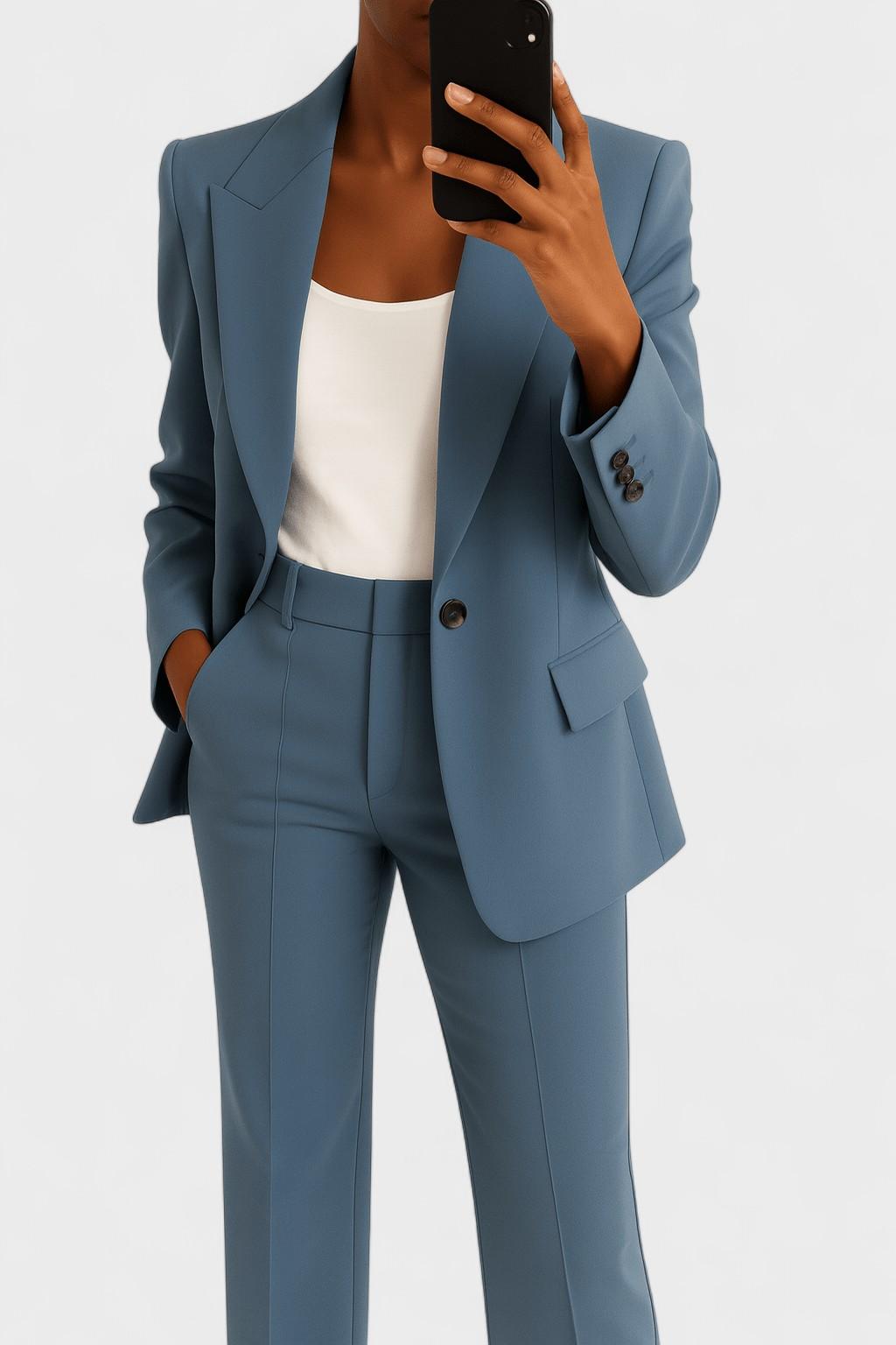 Clara | Completo blazer blu — 1