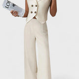 Mona | Set gilet beige — 1