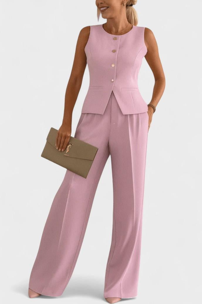 Irmgard | Completo giacca rosa — 1