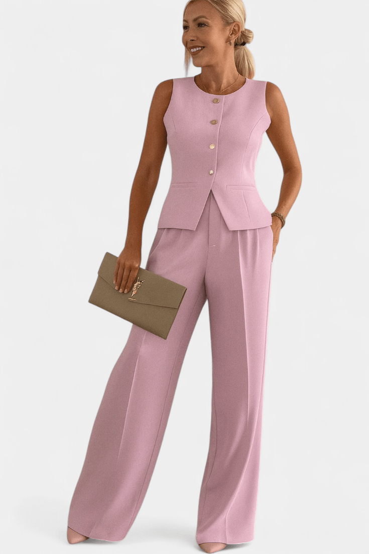 Irmgard | Completo giacca rosa — 5