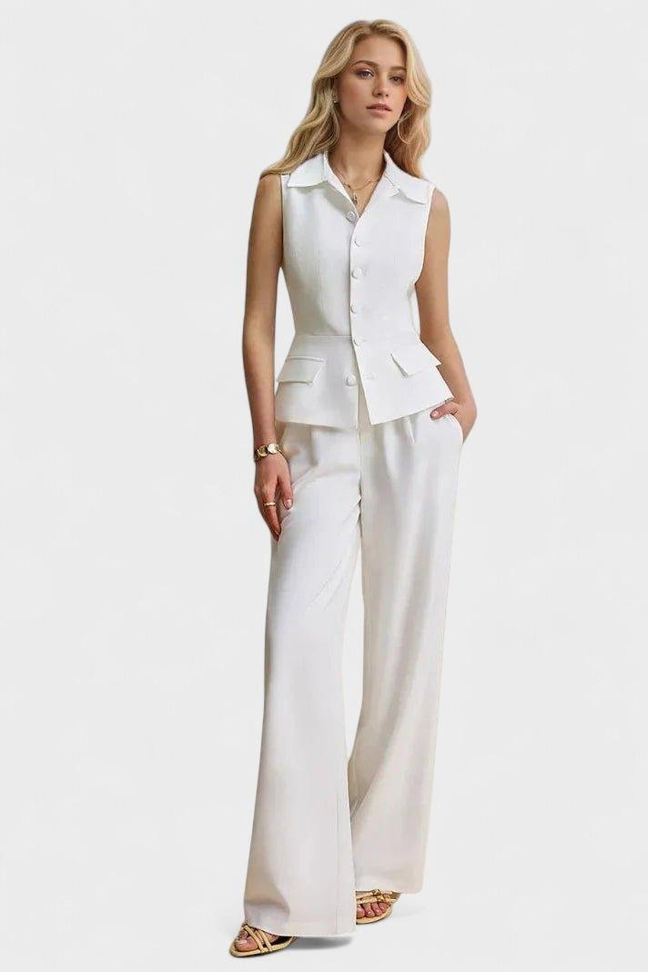 Birgit | Set gilet bianco — 1