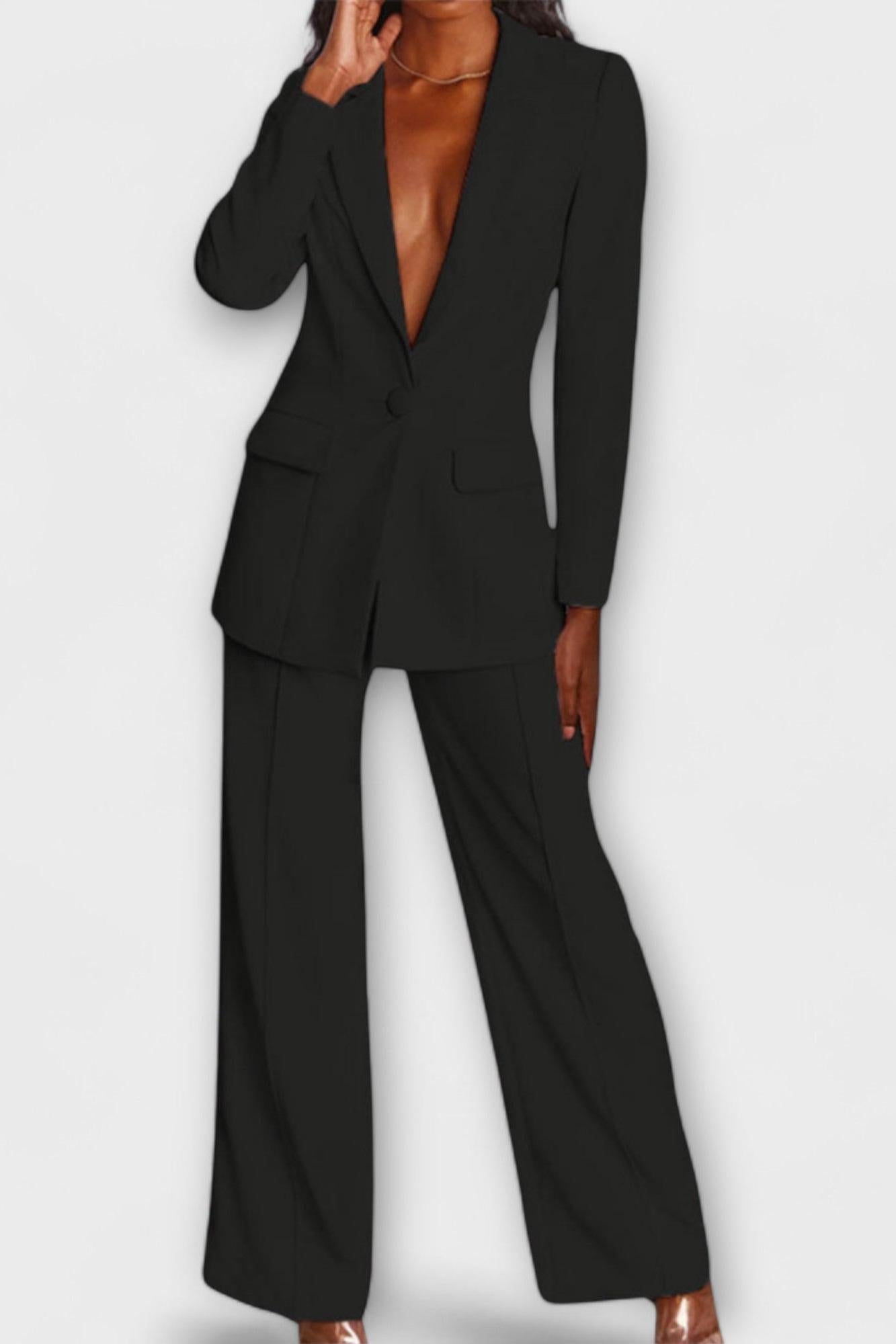 Lena | Completo blazer nero — 2