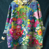 Elisabeth | Blusa casual da donna in stile vintage con fantasia floreale — 1