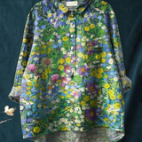 Sandra | Camicetta casual da donna in stile vintage floreale — 1