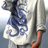 Margaretha | T-shirt casual con tentacoli di polpo — 2