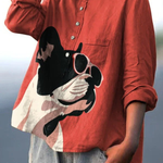 Dagmar | T-shirt casual con motivo decorativo di Bulldog francese — 2