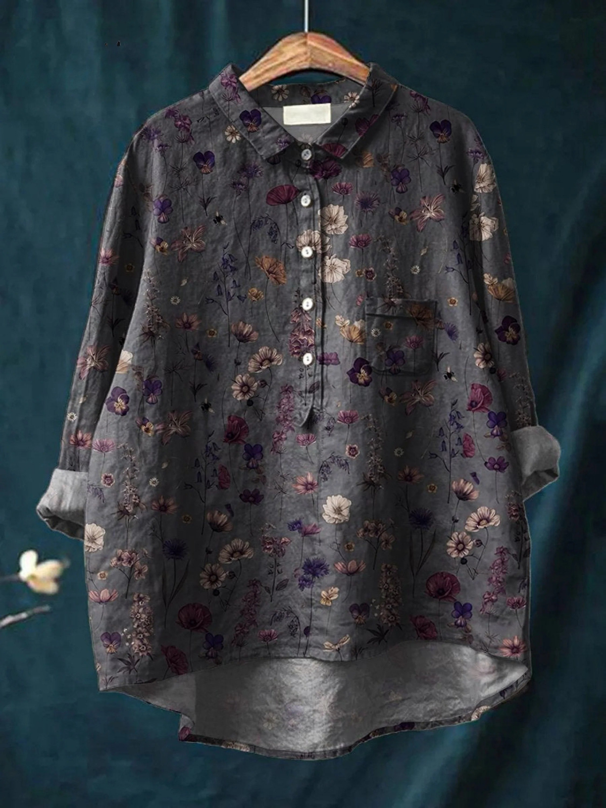 Josefine | Blusa casual da donna con fantasia floreale — 1