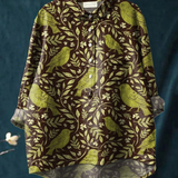 Merle | T-shirt casual in stile vintage con fantasia floreale — 1