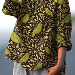 Merle | T-shirt casual in stile vintage con fantasia floreale — 2