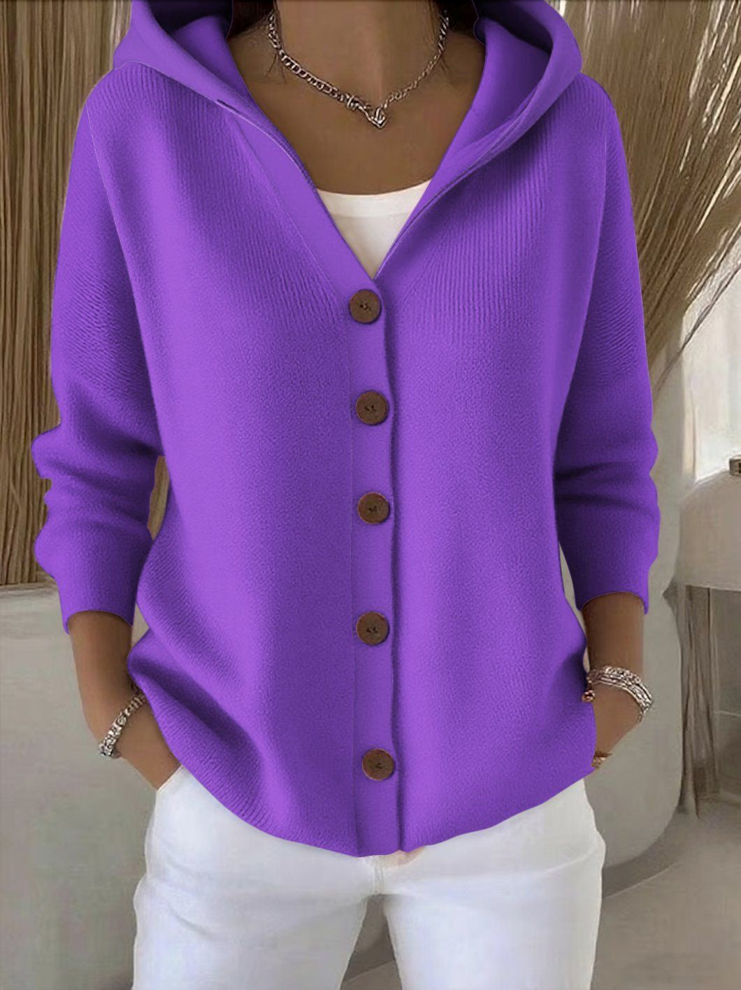 Heidi | Cardigan con cappuccio — 7