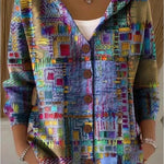 Lieselotte | Cardigan stampato con cappuccio — 1