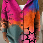 Lieselotte | Cardigan stampato con cappuccio — 2