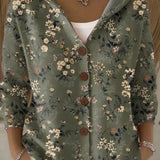 Lieselotte | Cardigan stampato con cappuccio — 5