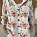 Lieselotte | Cardigan stampato con cappuccio — 6