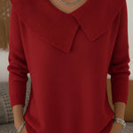 Ingrid | Comodo maglione con colletto risvoltato — 2