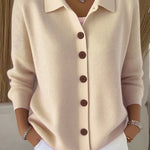 Ursula | Cardigan con collo sciallato e bottoni — 4