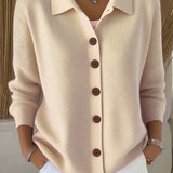 Ursula | Cardigan con collo sciallato e bottoni — 4