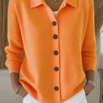 Ursula | Cardigan con collo sciallato e bottoni — 5