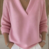 Erika | Maglione ampio con scollo a V — 2