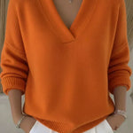 Erika | Maglione ampio con scollo a V — 5