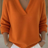 Erika | Maglione ampio con scollo a V — 5
