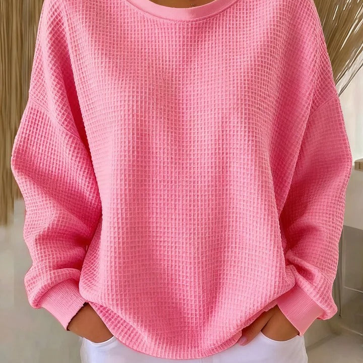 Bärbel | Maglione classico con struttura waffle — 1