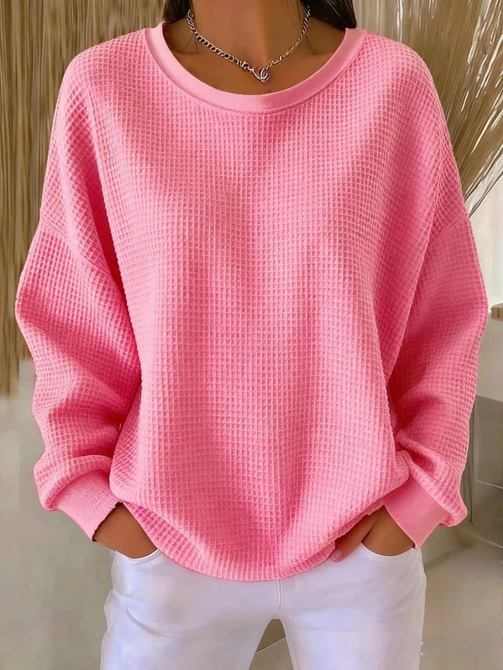 Bärbel | Maglione classico con struttura waffle — 1