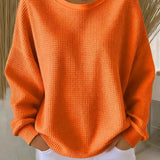 Bärbel | Maglione classico con struttura waffle — 3