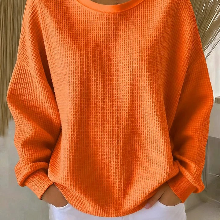 Bärbel | Maglione classico con struttura waffle — 3