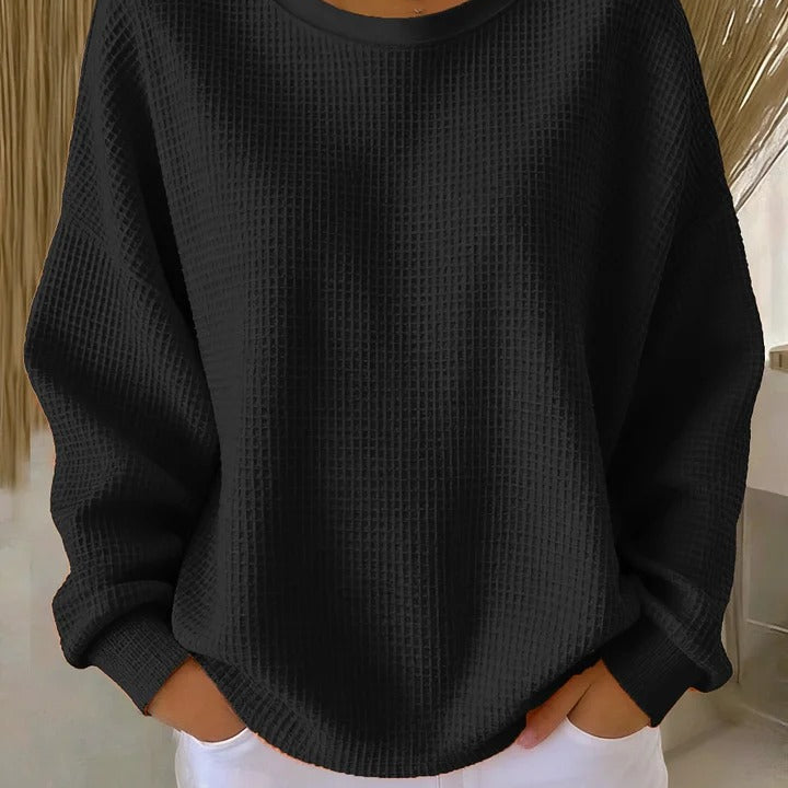 Bärbel | Maglione classico con struttura waffle — 4