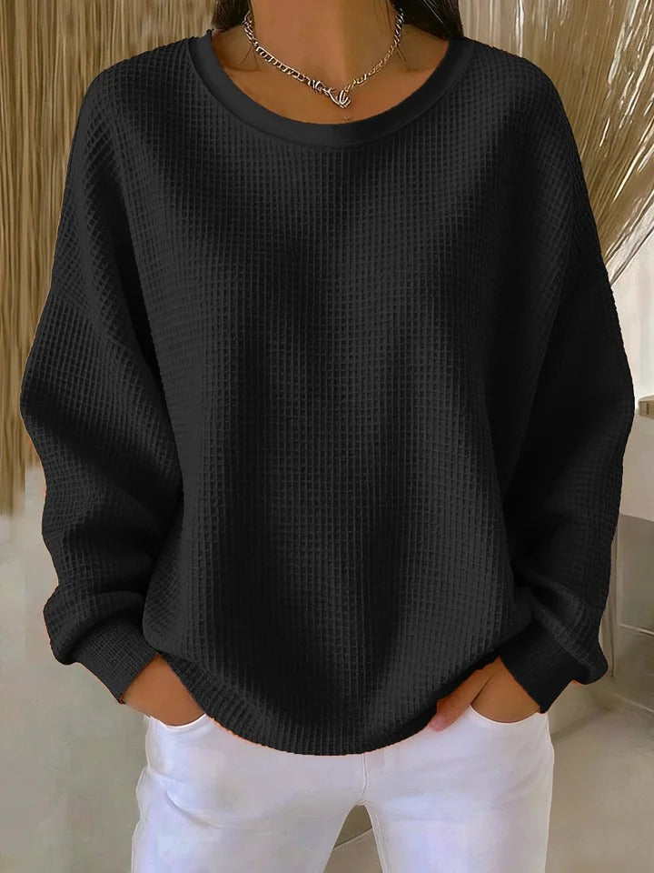 Bärbel | Maglione classico con struttura waffle — 4