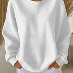 Bärbel | Maglione classico con struttura waffle — 5