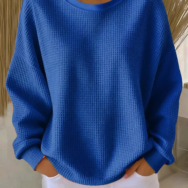 Bärbel | Maglione classico con struttura waffle — 6