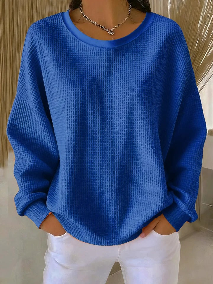 Bärbel | Maglione classico con struttura waffle — 6