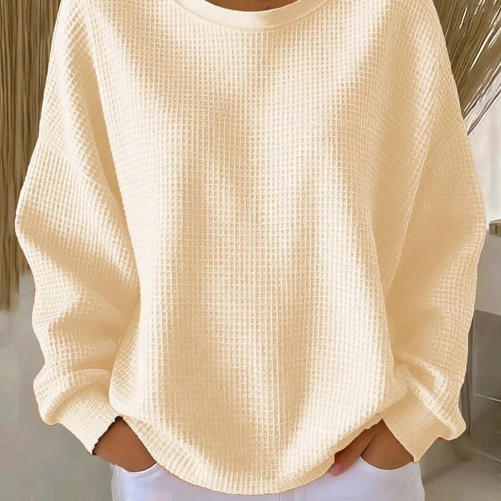 Bärbel | Maglione classico con struttura waffle — 7