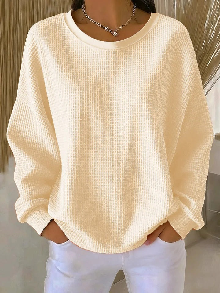 Bärbel | Maglione classico con struttura waffle — 7