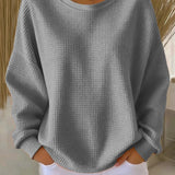 Bärbel | Maglione classico con struttura waffle — 8