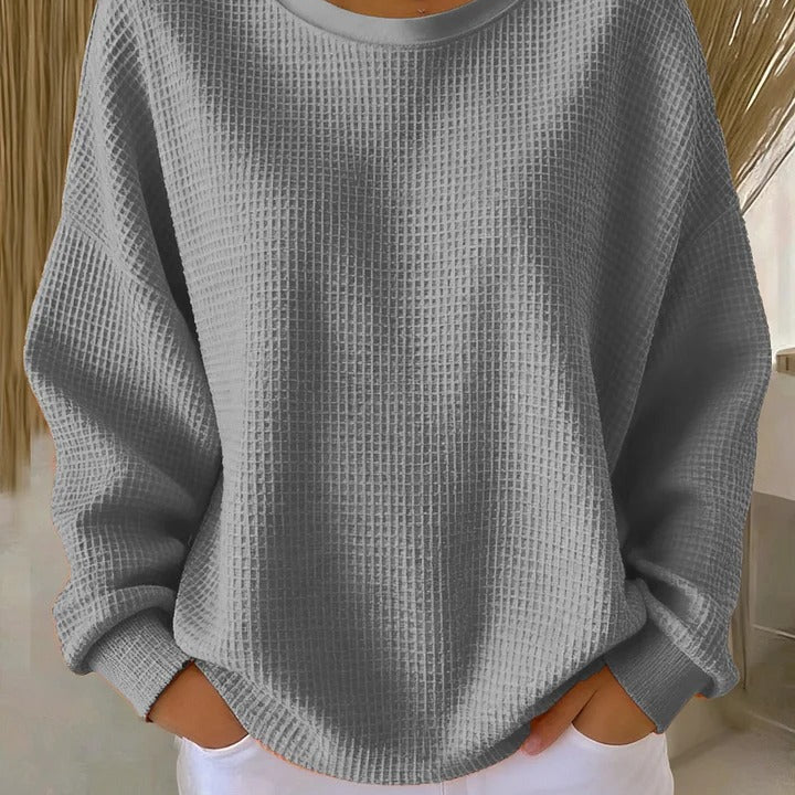 Bärbel | Maglione classico con struttura waffle — 8