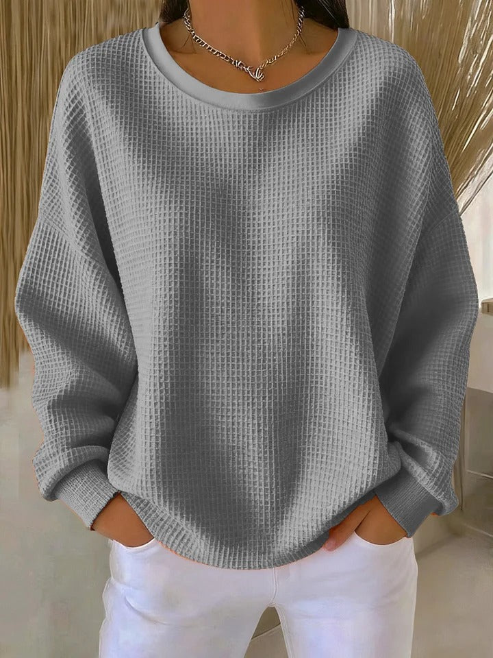 Bärbel | Maglione classico con struttura waffle — 8