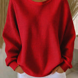 Bärbel | Maglione classico con struttura waffle — 9