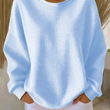 Bärbel | Maglione classico con struttura waffle — 10