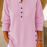 Lena | Tunica Henley con bottoni — 2