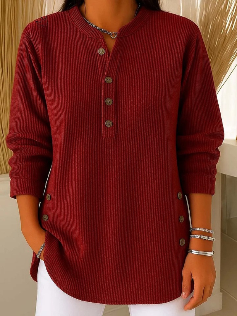 Lena | Tunica Henley con bottoni — 3