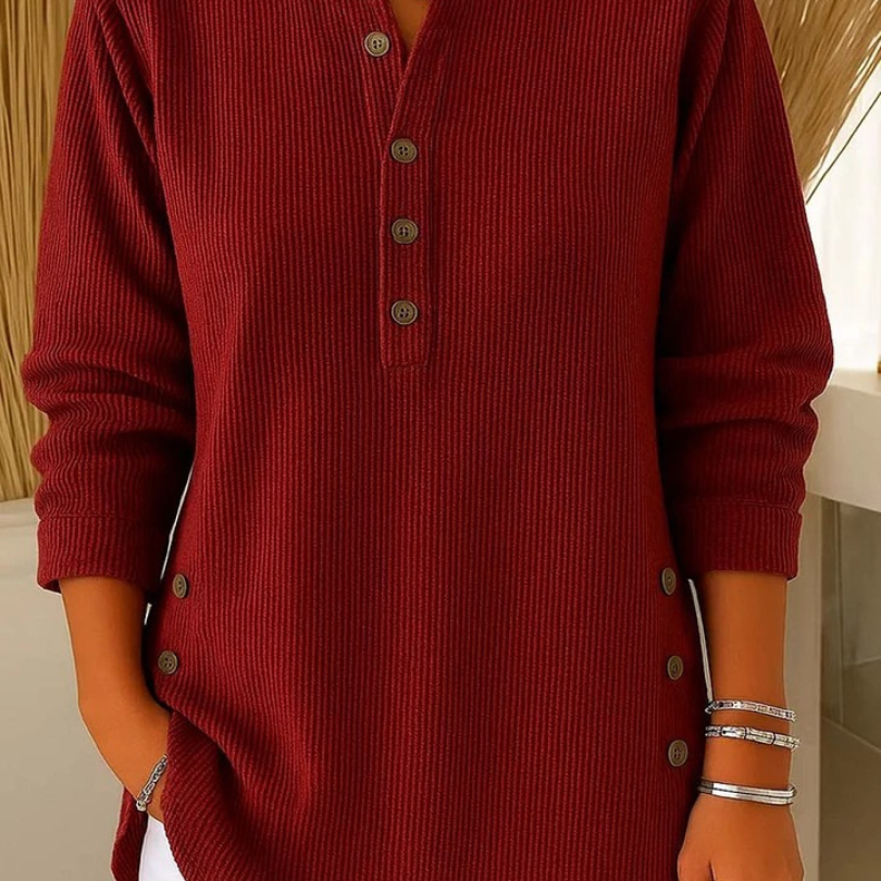 Lena | Tunica Henley con bottoni — 3